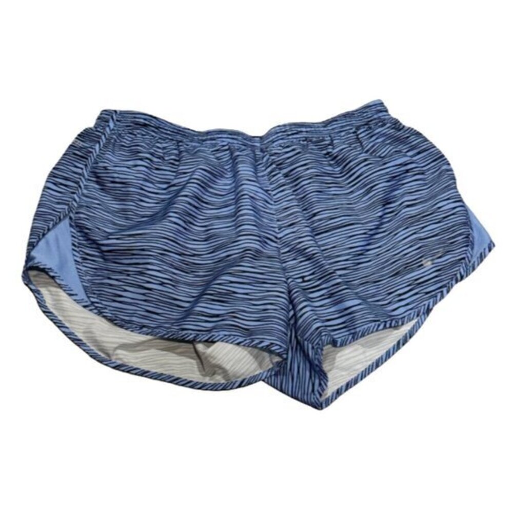 Nike Dri Fit Blue Striped Running Shorts